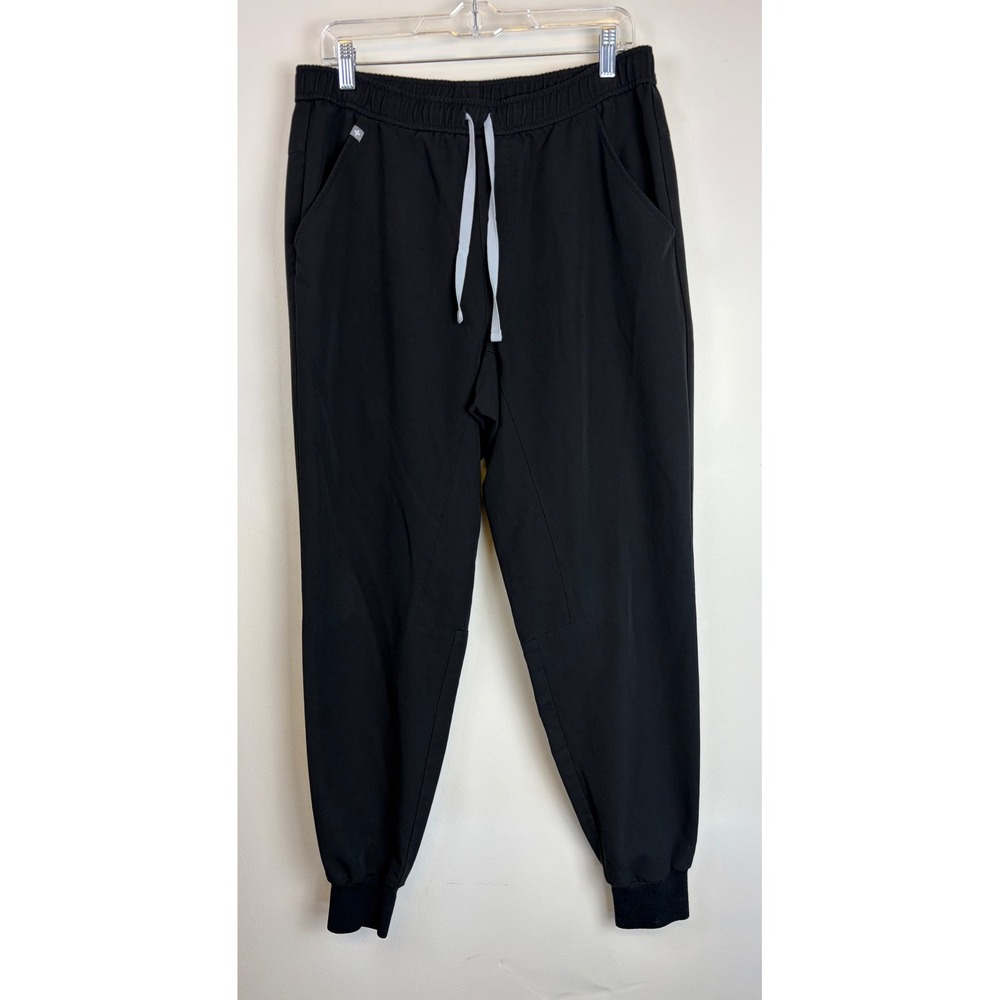 FIGS Tansen Jogger Scrub Pants Large Black Mens Technical Collection Stretch